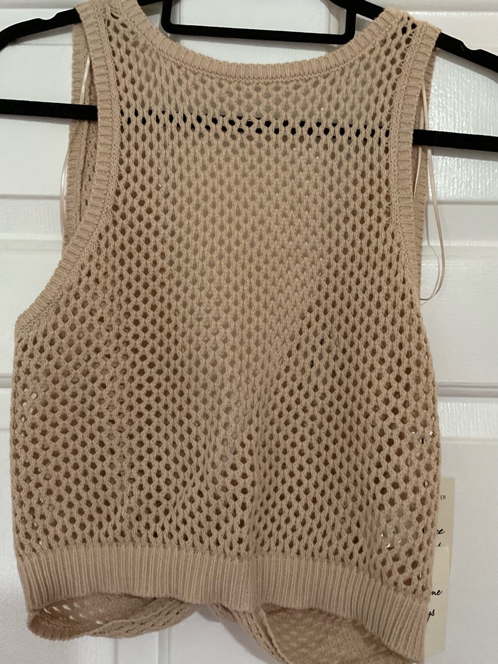 Freshman 1996 Beige Knit Midi Dress – 2-Piece Set - Picture 6 of 8